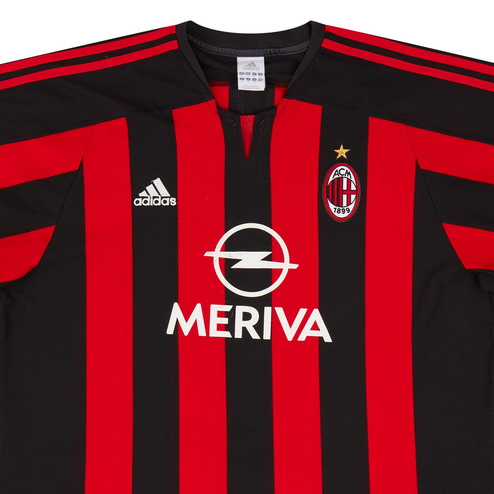 2003-04 AC Milan Home Shirt Shevchenko #7 (Very Good) S
