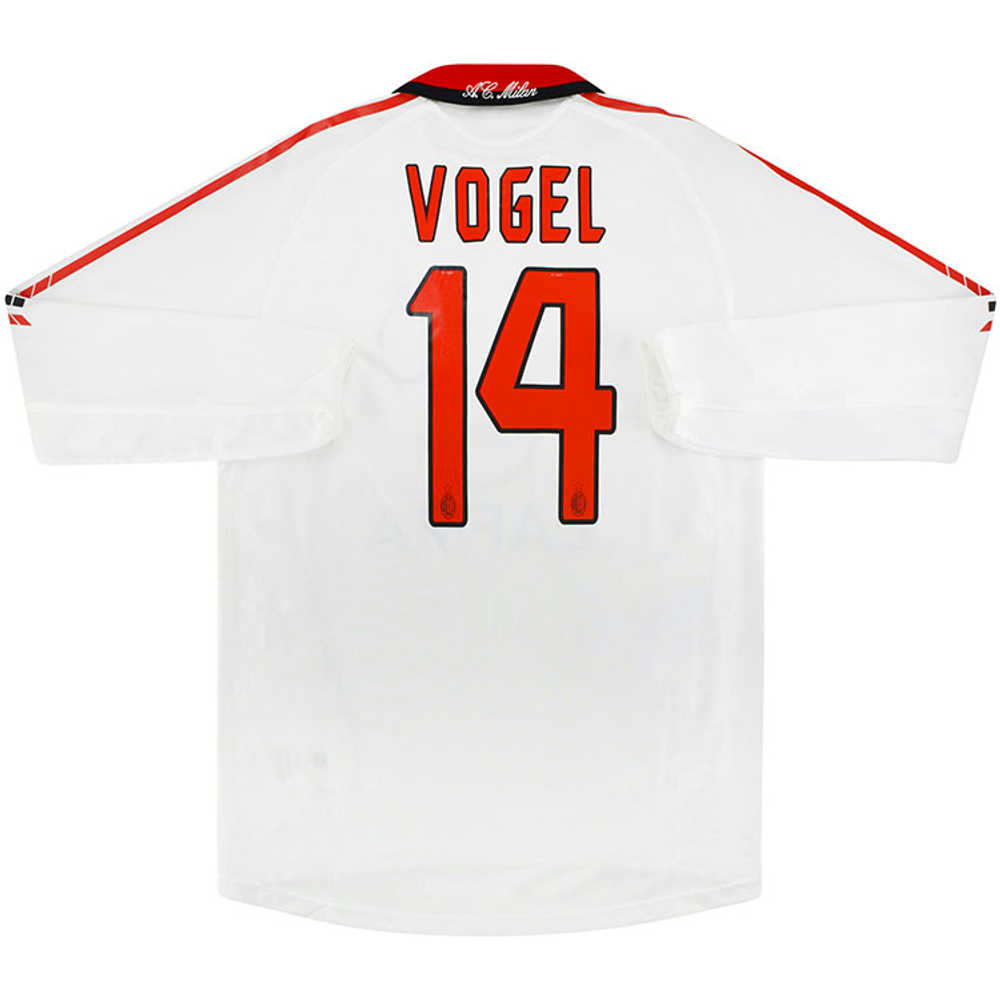 2005-06 AC Milan Player Issue Away L/S Shirt Vogel #14 *As New* L
