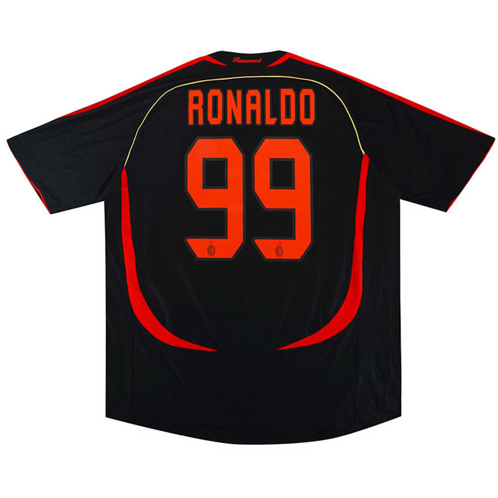 2006-07 AC Milan Third Shirt Ronaldo #99 (Excellent) M