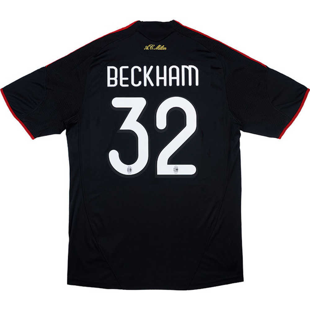 2009-10 AC Milan Third Shirt Beckham #32 (Excellent) S