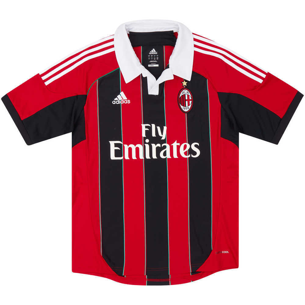 2012-13 AC Milan Home Shirt (Excellent) S