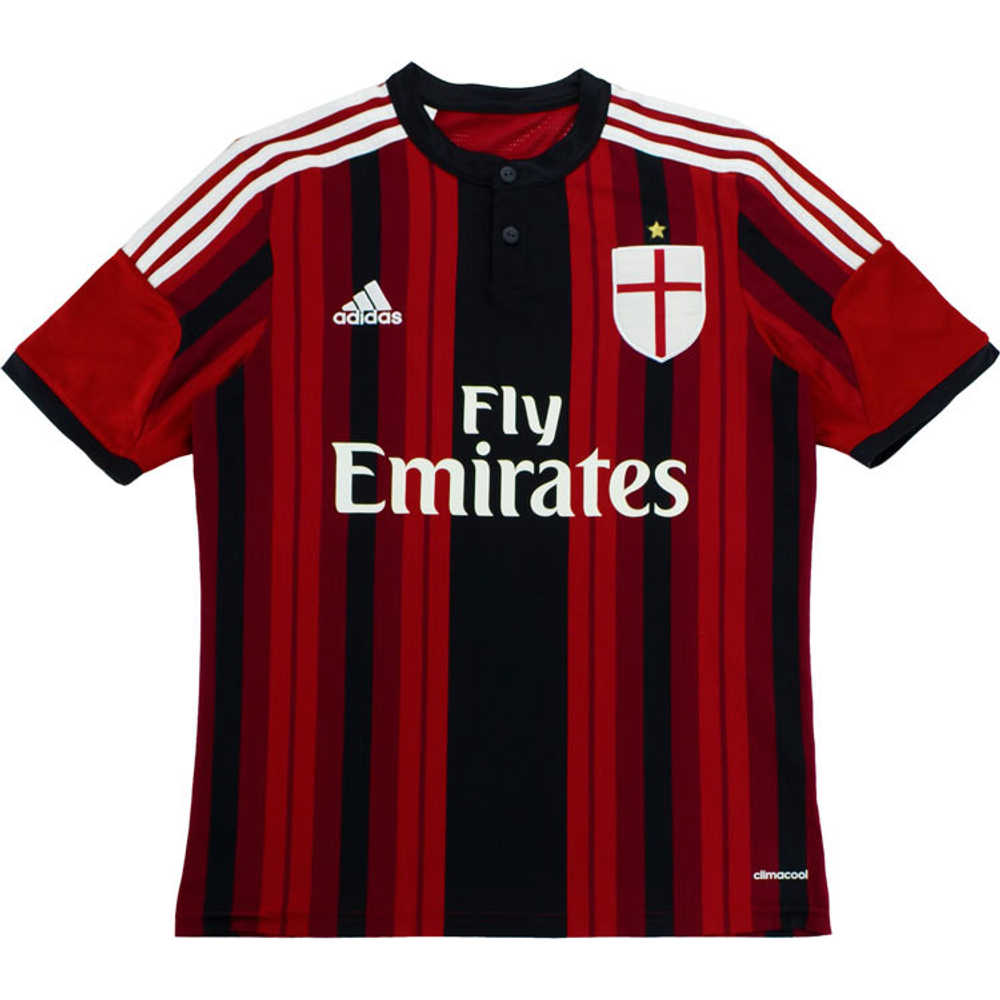 2014-15 AC Milan Home Shirt (Very Good) S