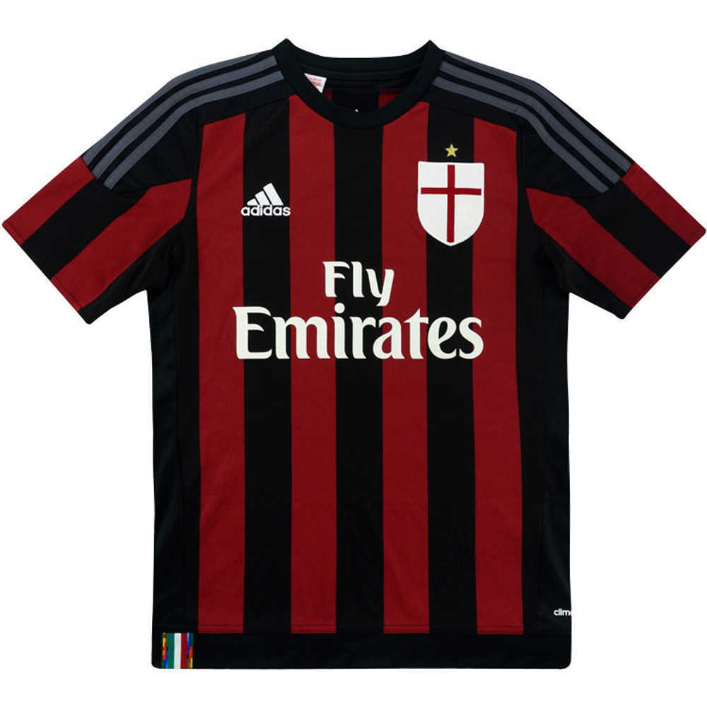 2015-16 AC Milan Home Shirt (Excellent) XL.Boys 