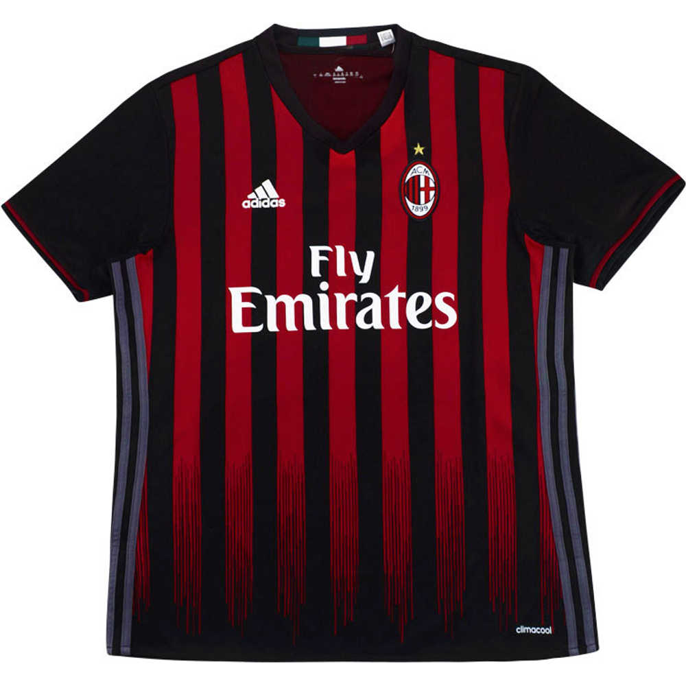 2016-17 AC Milan Home Shirt (Excellent) S