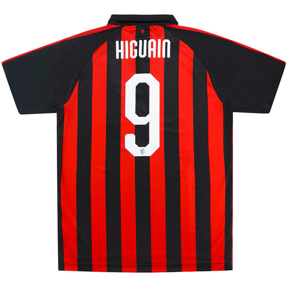 2018-19 AC Milan Home Authentic Shirt Higuaín #9 *w/Tags*