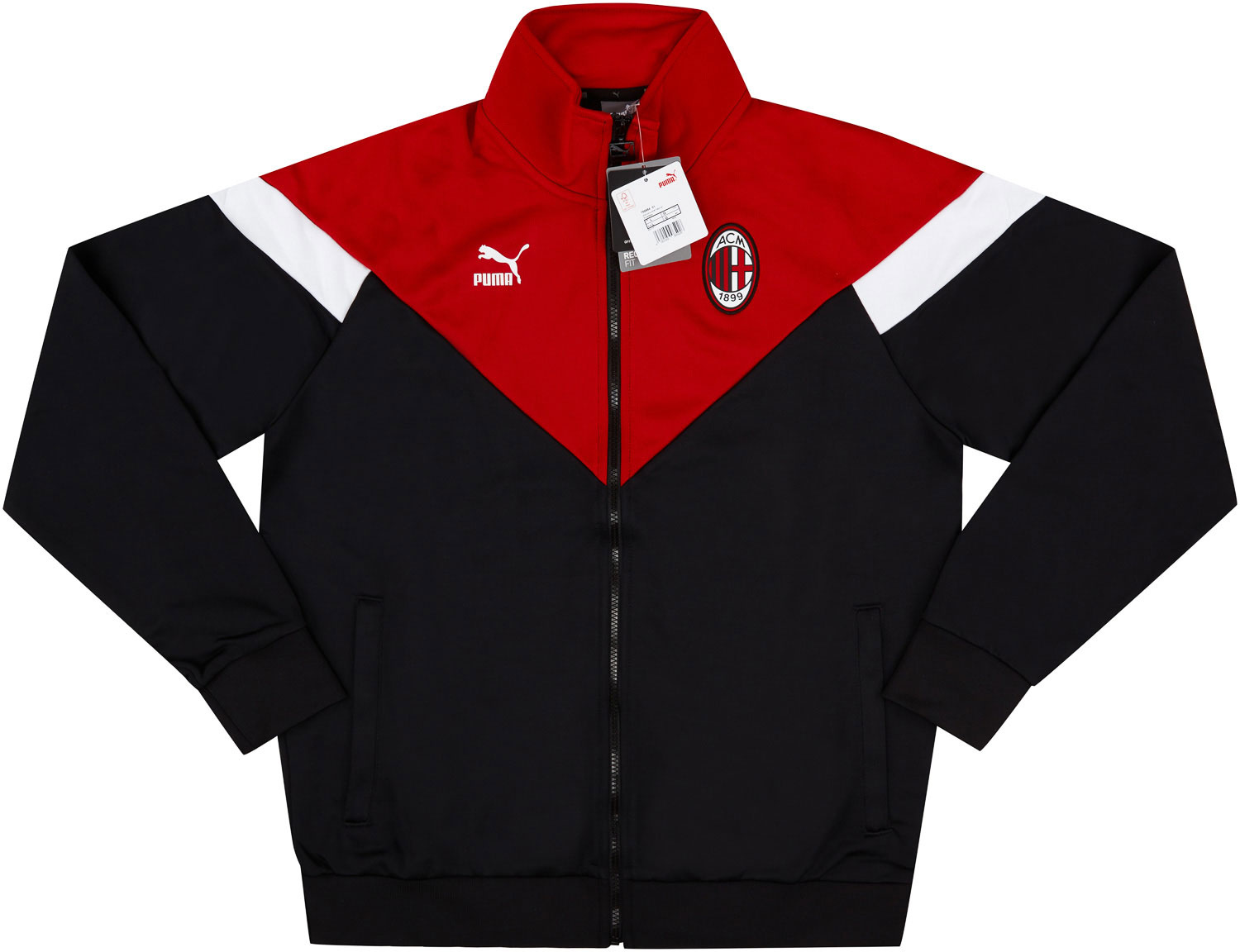 2019-20 AC Milan Puma Iconic Track Jacket - NEW