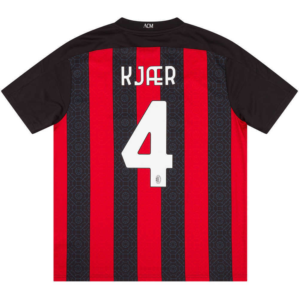 2020-21 AC Milan Home Shirt Kjær #4 *w/Tags*