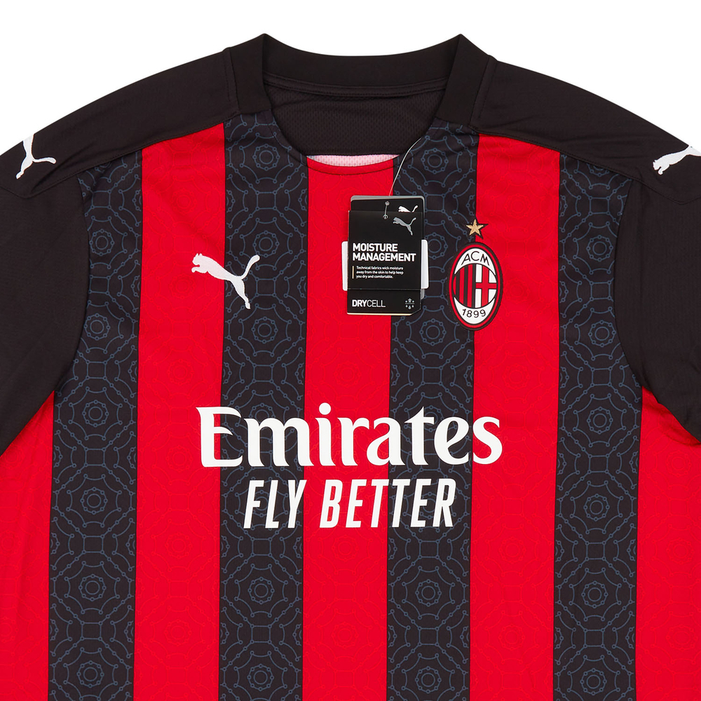 2020-21 AC Milan Home Shirt Ibrahimović #11 *w/Tags*-AC Milan New Clearance Current Stars Premium Clearance Cult Heroes Legends