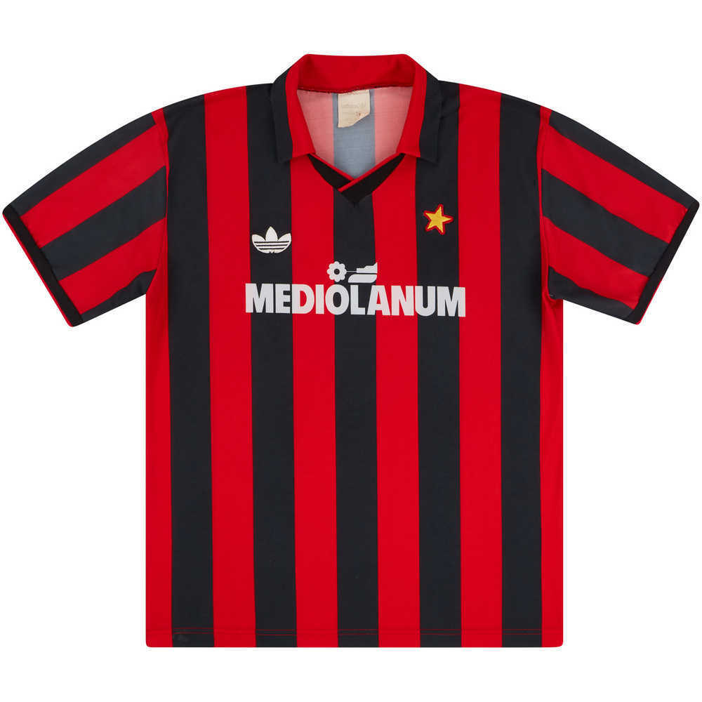 1990-91 AC Milan Home Shirt (Excellent) L