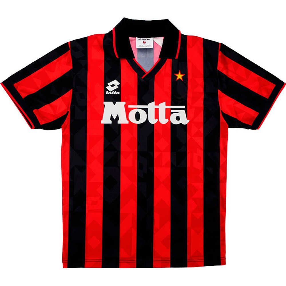 1993-94 AC Milan Home Shirt (Excellent) M