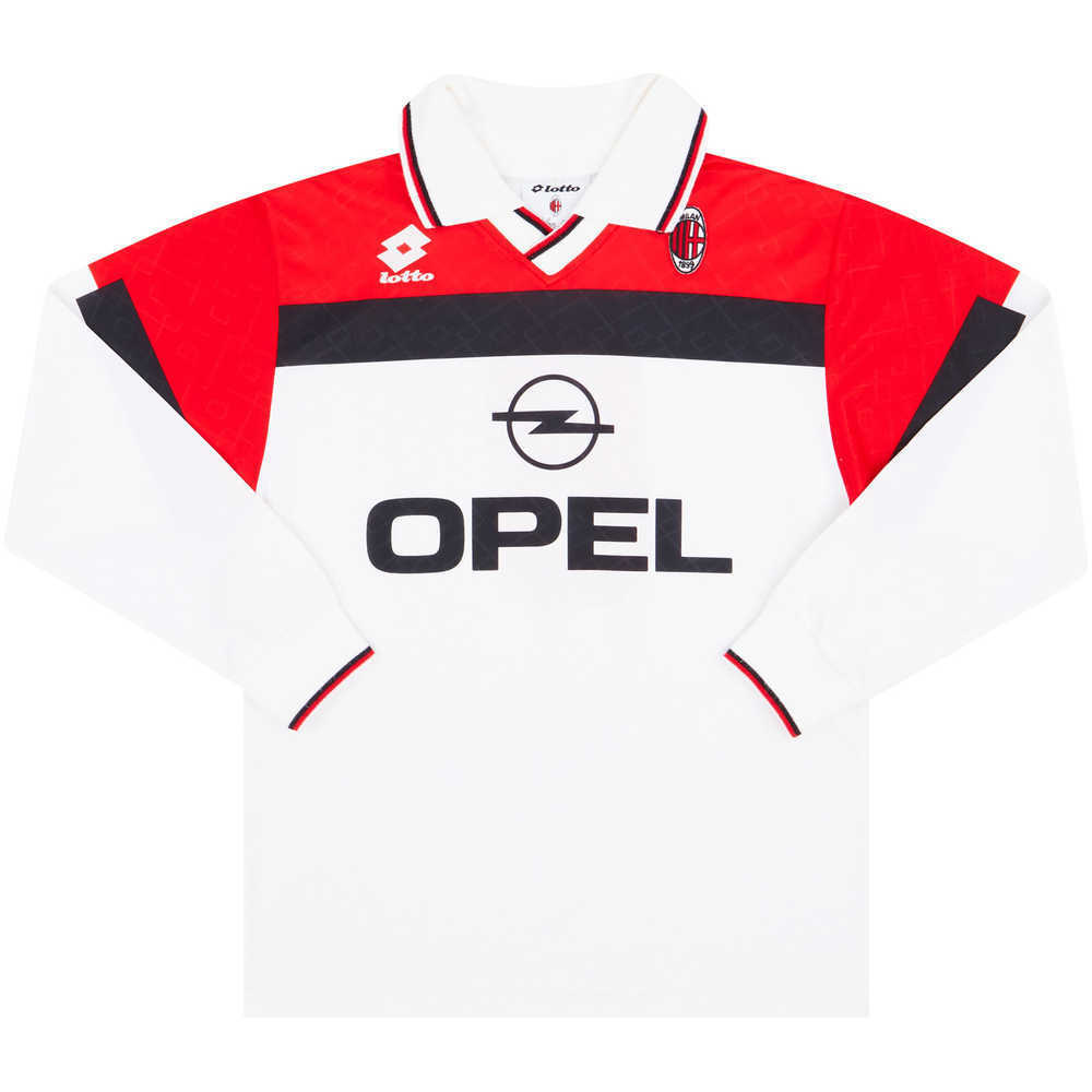 1994-95 AC Milan Primavera Match Issue Away L/S Shirt #8