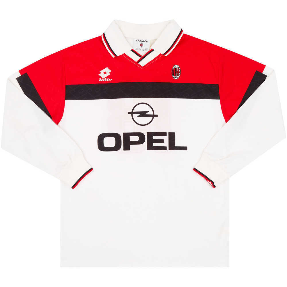 1994-95 AC Milan Primavera Match Issue Away L/S Shirt #13