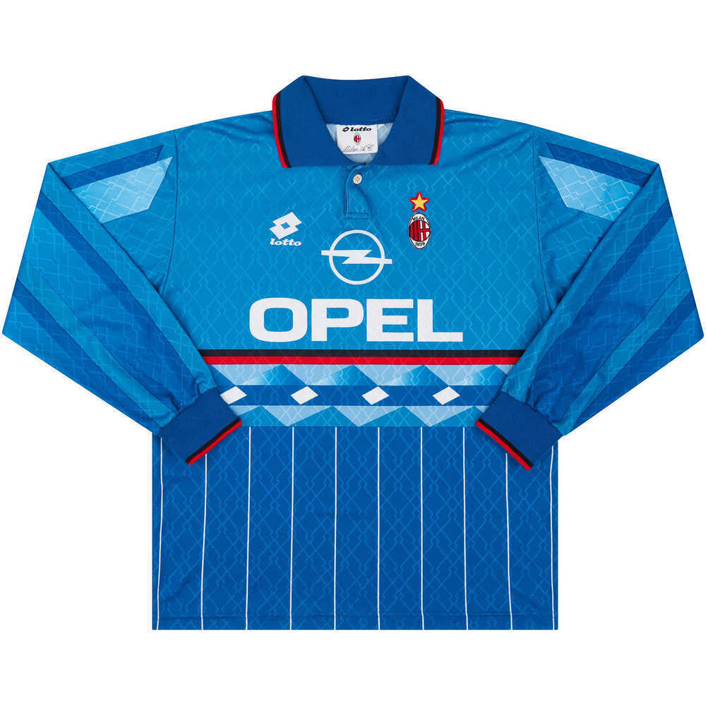 1995-96 AC Milan Fourth L/S Shirt (Excellent) M