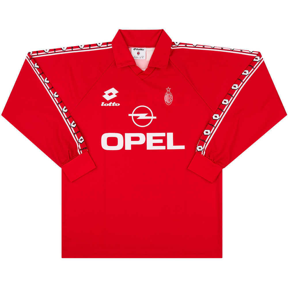 1995-96 AC Milan Lotto Training L/S Shirt (Excellent) L