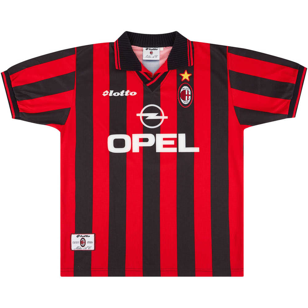 1997-98 AC Milan Home Shirt (Excellent) L
