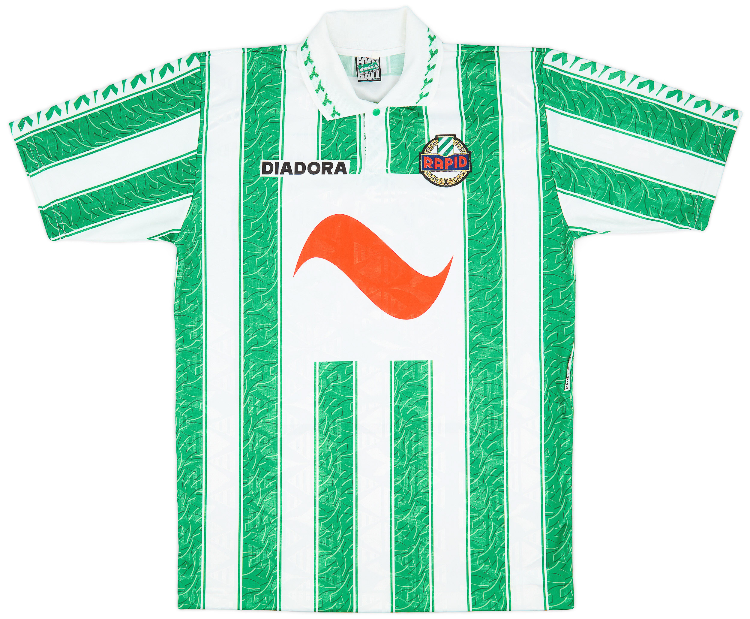 1996-98 Rapid Vienna Signed Home Shirt - 9/10 - ()