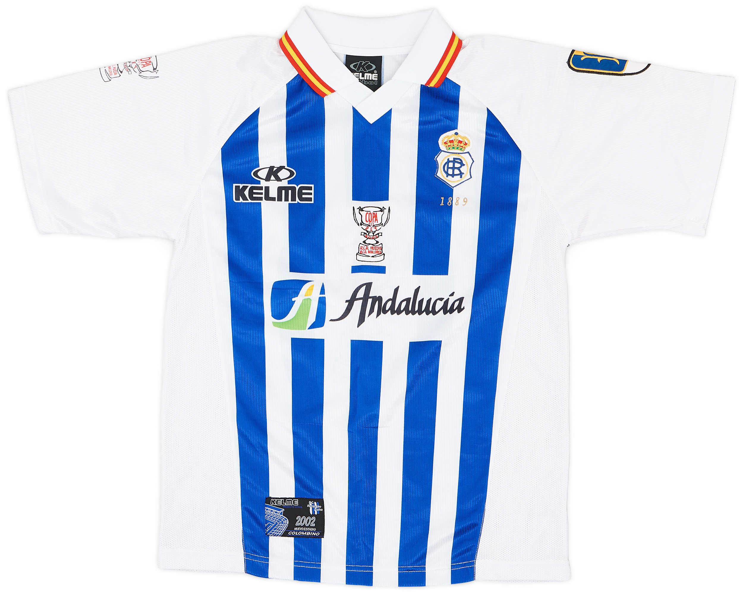 2003 Recreativo Huelva Special 'Copa del Rey' Home Shirt - 9/10 - ()