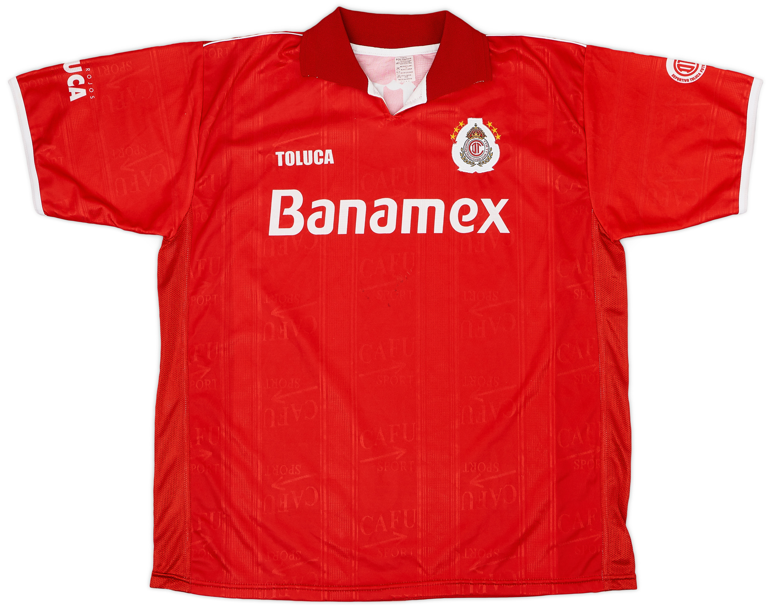 2000s Deportivo Toluca Cafu Sports Supporters Home Shirt - 8/10 - ()