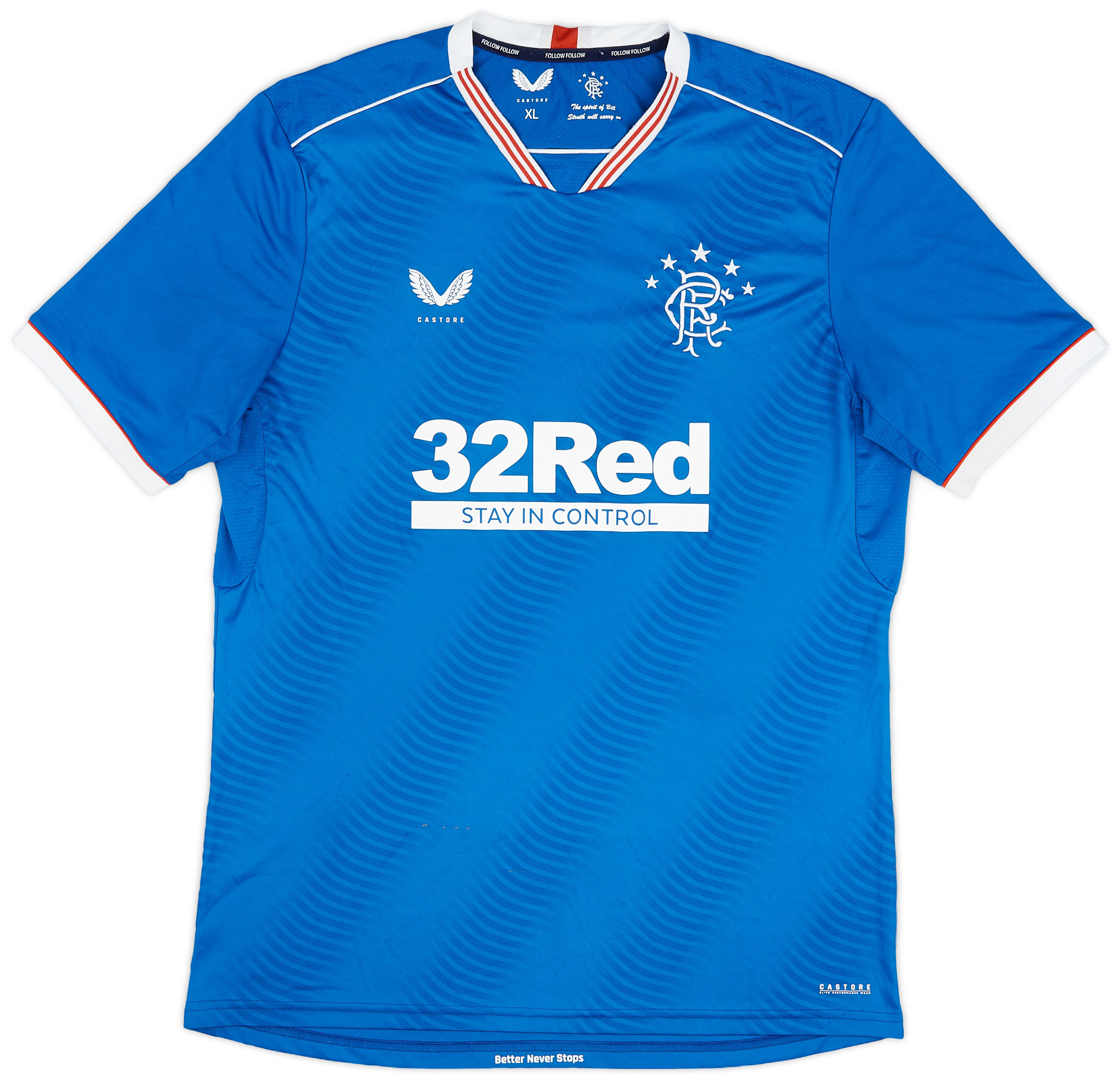 2020-21 Rangers Home Shirt - 8/10 - ()