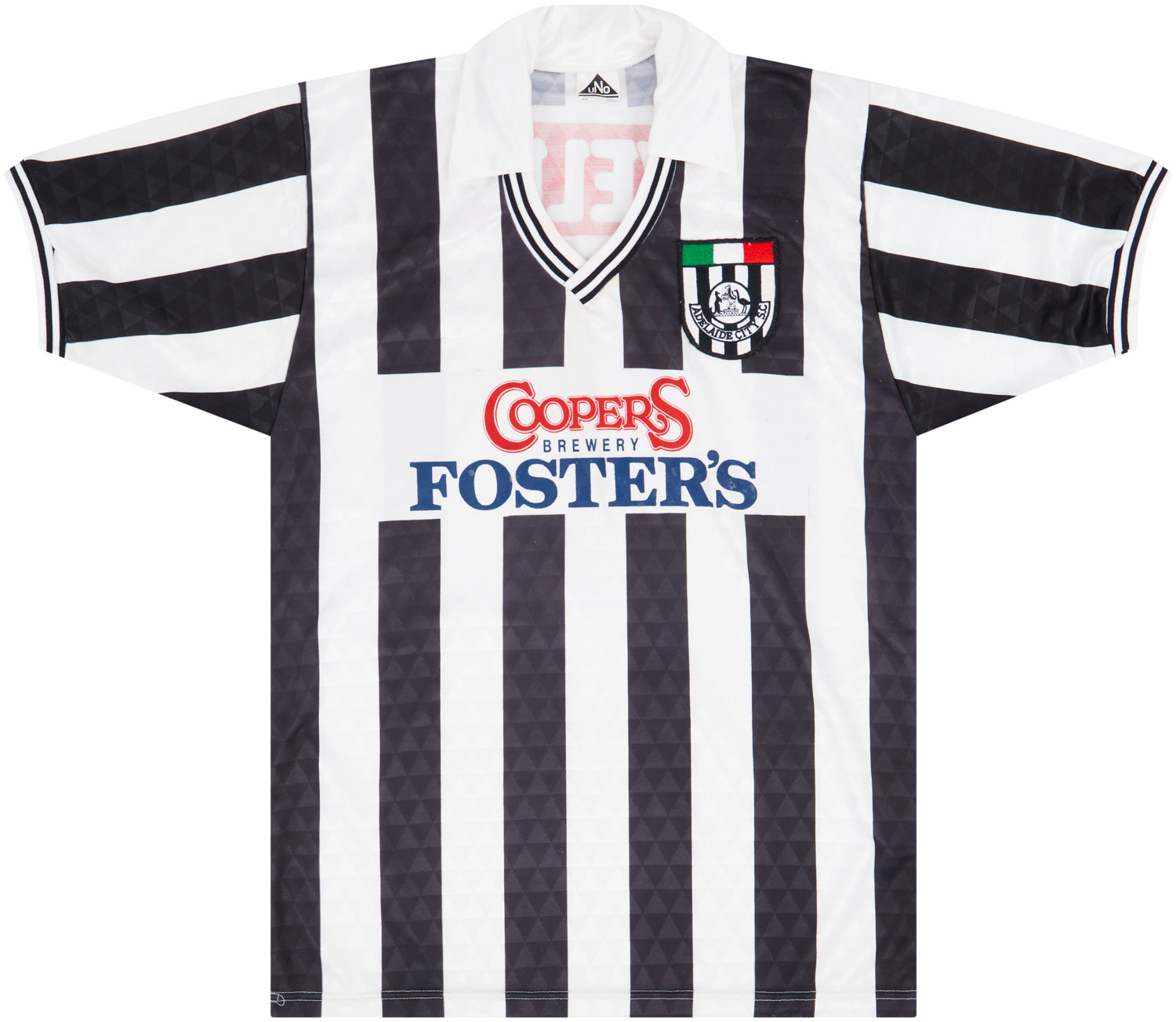 1993-94 Adelaide City Match Worn Home Shirt #6 (v Sheff Utd)