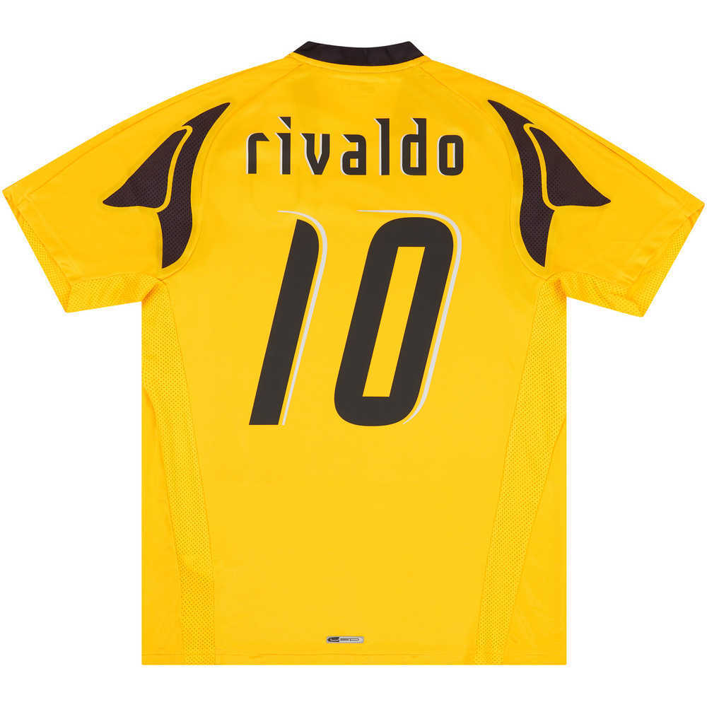 2007-08 AEK Athens Home Shirt Rivaldo #10 *w/Tags*