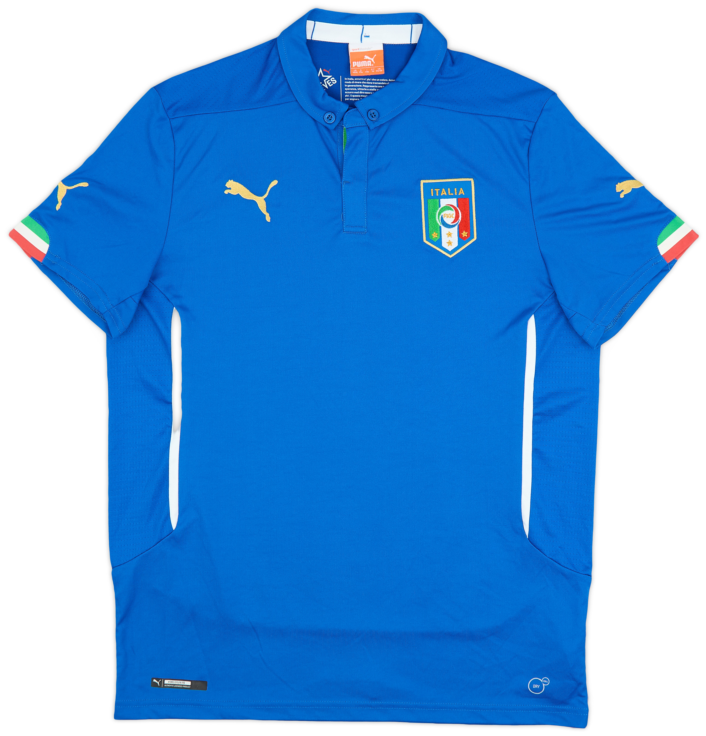 2014-15 Italy Home Shirt - 9/10 - (YXXL)