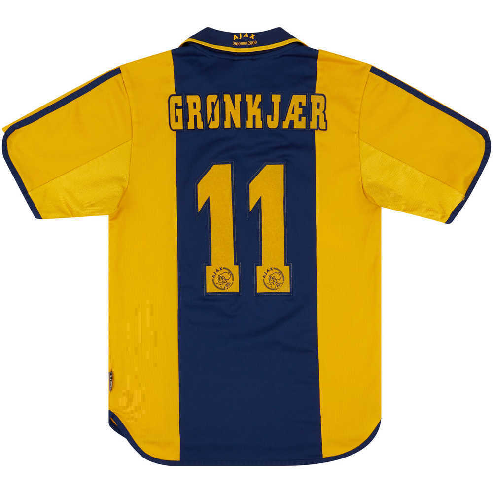 2000-01 Ajax Centenary Away Shirt Grønkjær #10 (Excellent) S