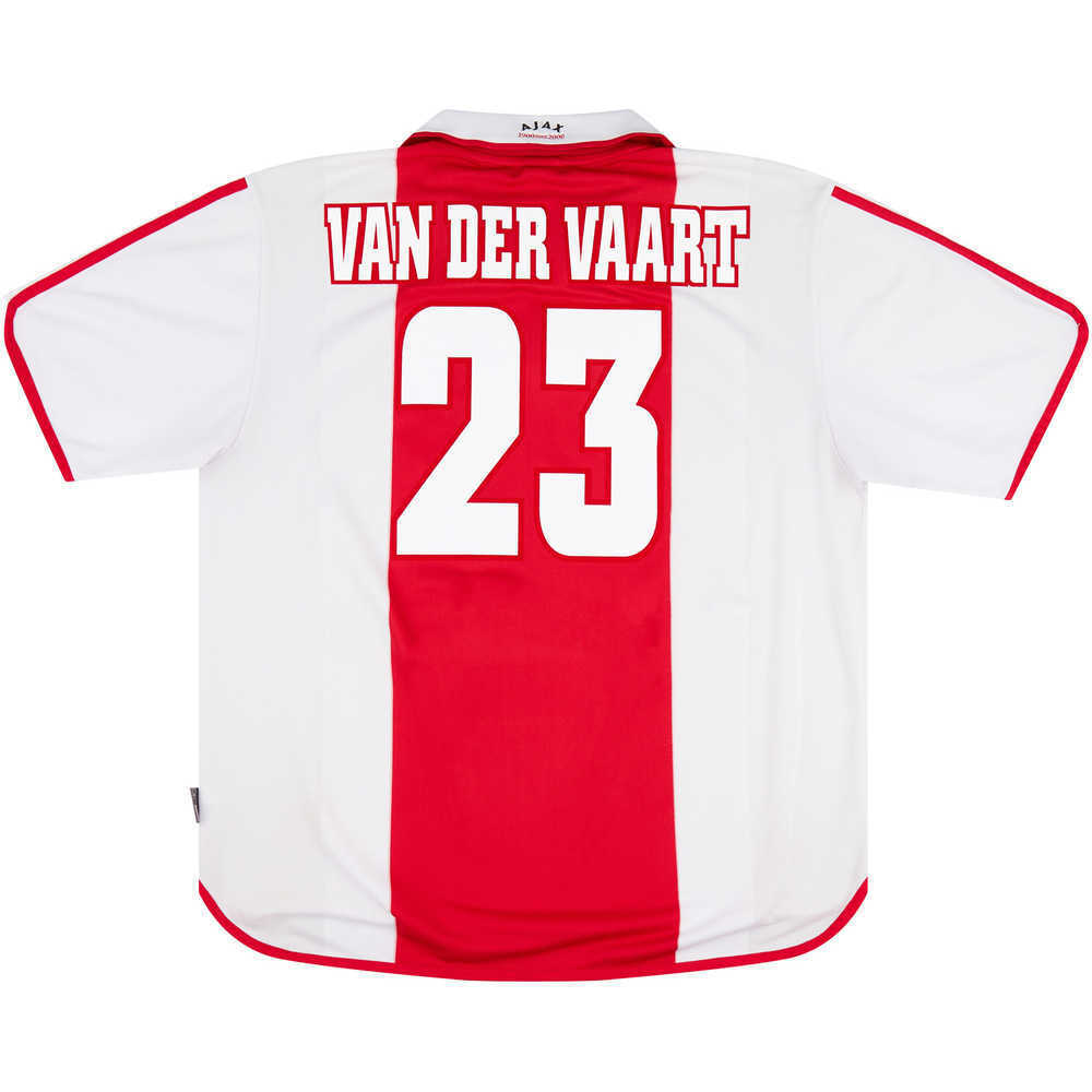 2000-01 Ajax Centenary Home Shirt van der Vaart #23 (Excellent) L