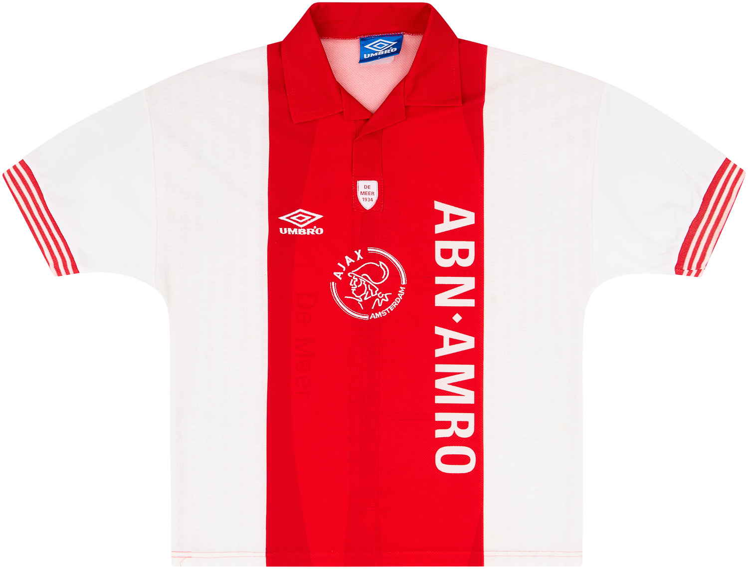 1995-96 Ajax Home 'De Meer' Shirt