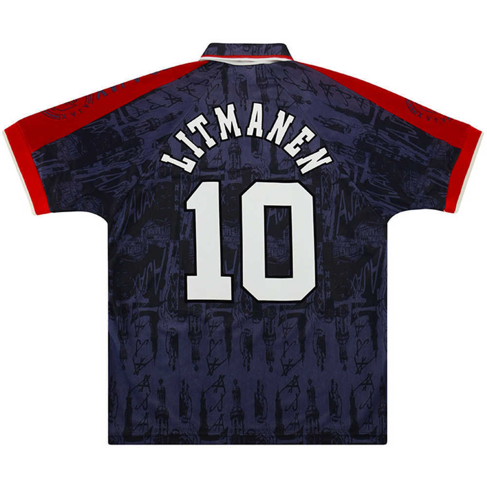 1996-97 Ajax Away Shirt Litmanen #10 (Excellent) XXL