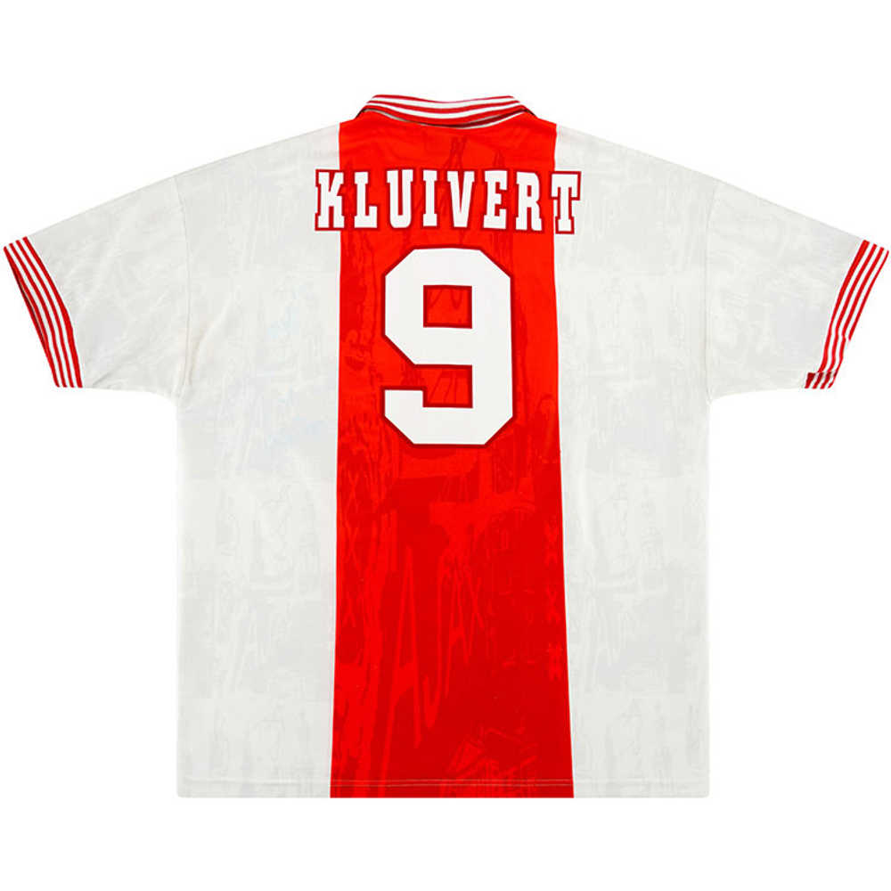 1996-97 Ajax Home Shirt Kluivert #9 (Excellent) XL