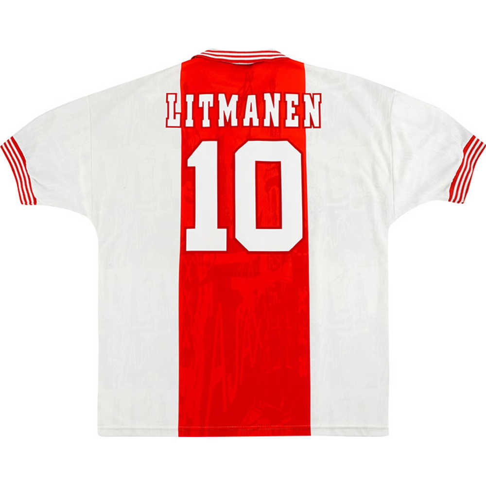 1996-97 Ajax Home Shirt Litmanen #10 (Excellent) S