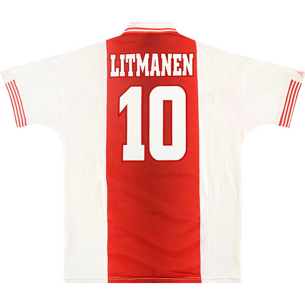 1997-98 Ajax Home Shirt Litmanen #10 (Excellent) Y