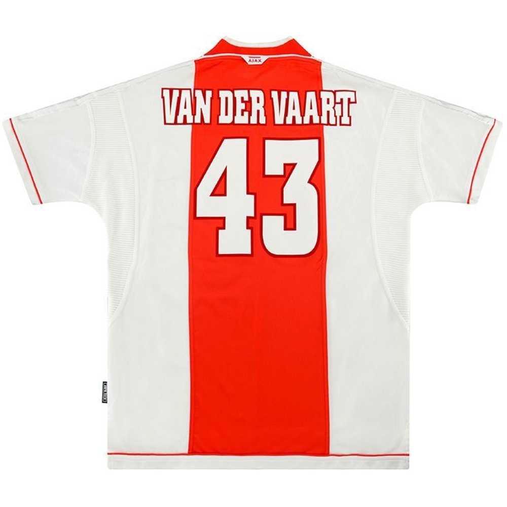 1999-00 Ajax Home Shirt van der Vaart #43 (Excellent) XL