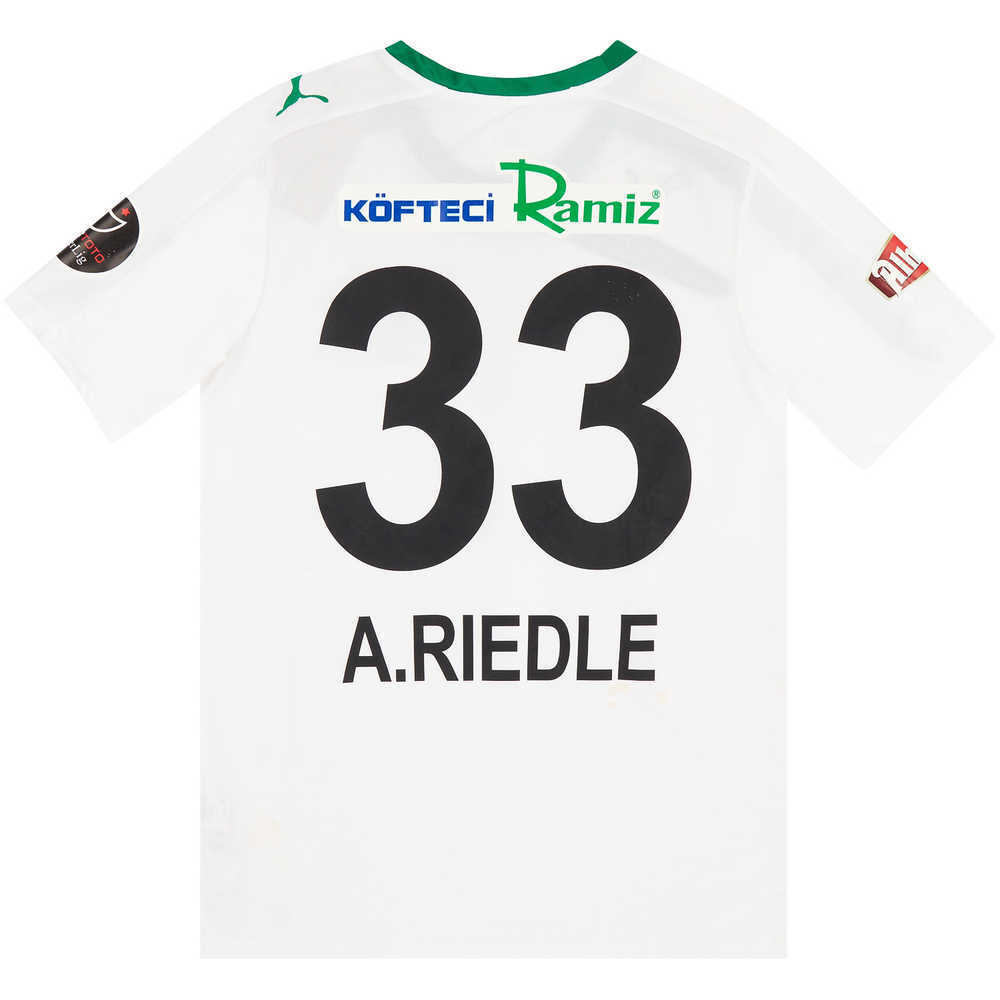 2013-14 Akhisarspor Match Issue Home Shirt A.Riedle #33