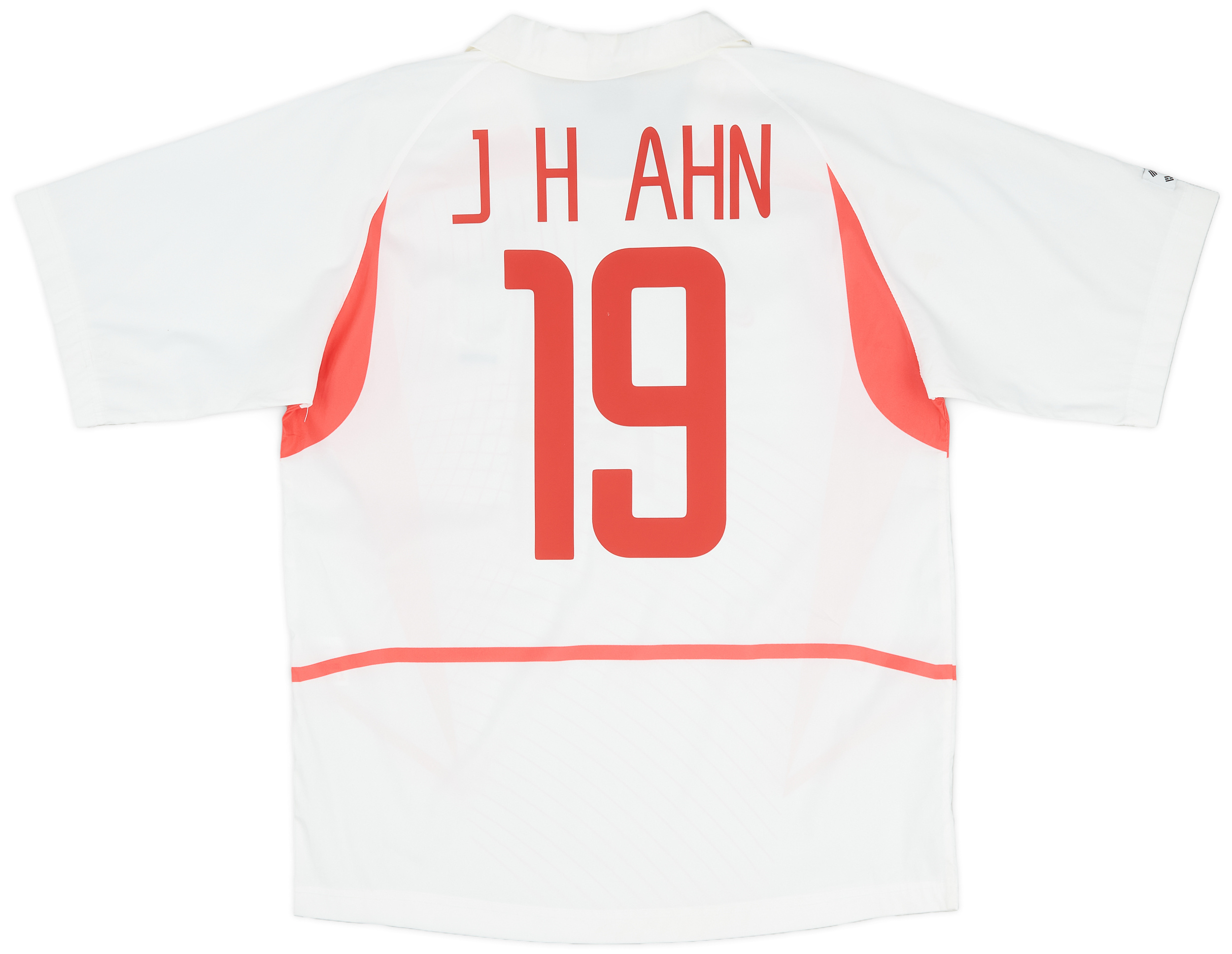 2002-03 South Korea Away Shirt J H Ahn #19 - 9/10 - ()