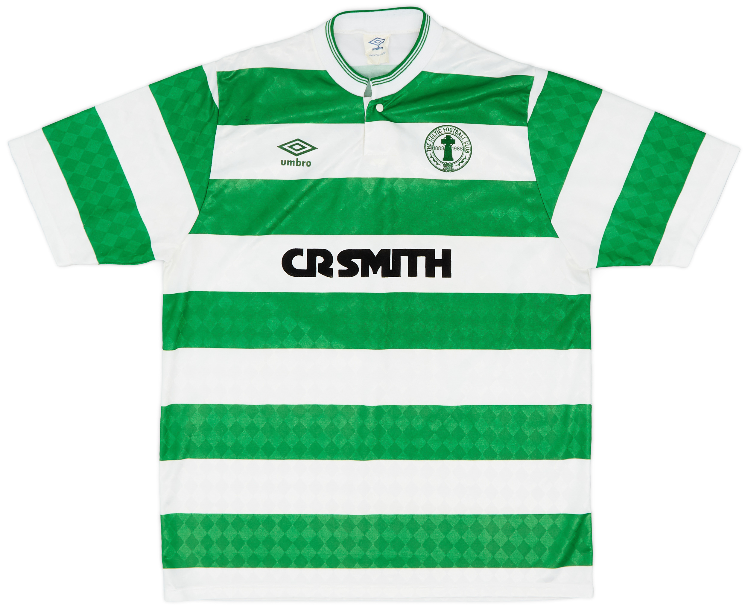 1987-89 Celtic Centenary Home Shirt - 8/10 - ()