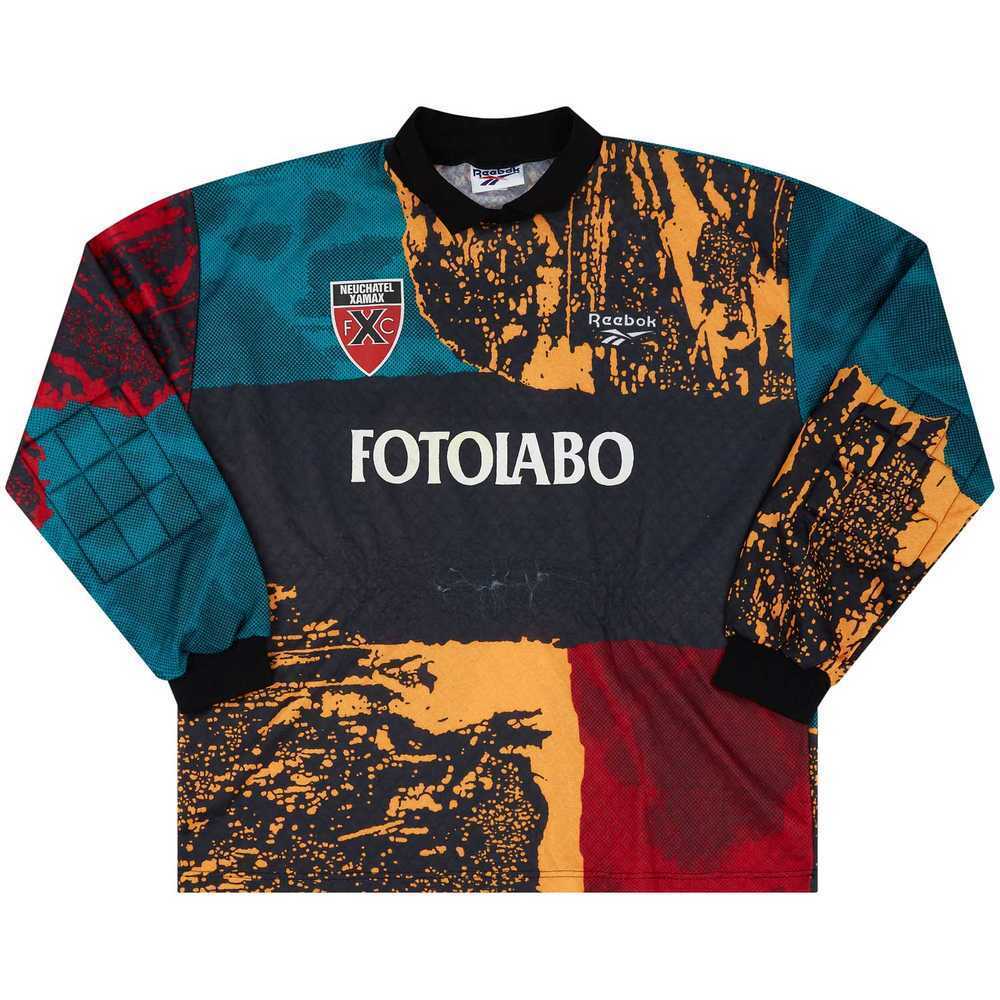 1995-96 Neuchatel Xamax Match Worn UEFA Cup GK Shirt #1 (Corminbœuf) v Roma