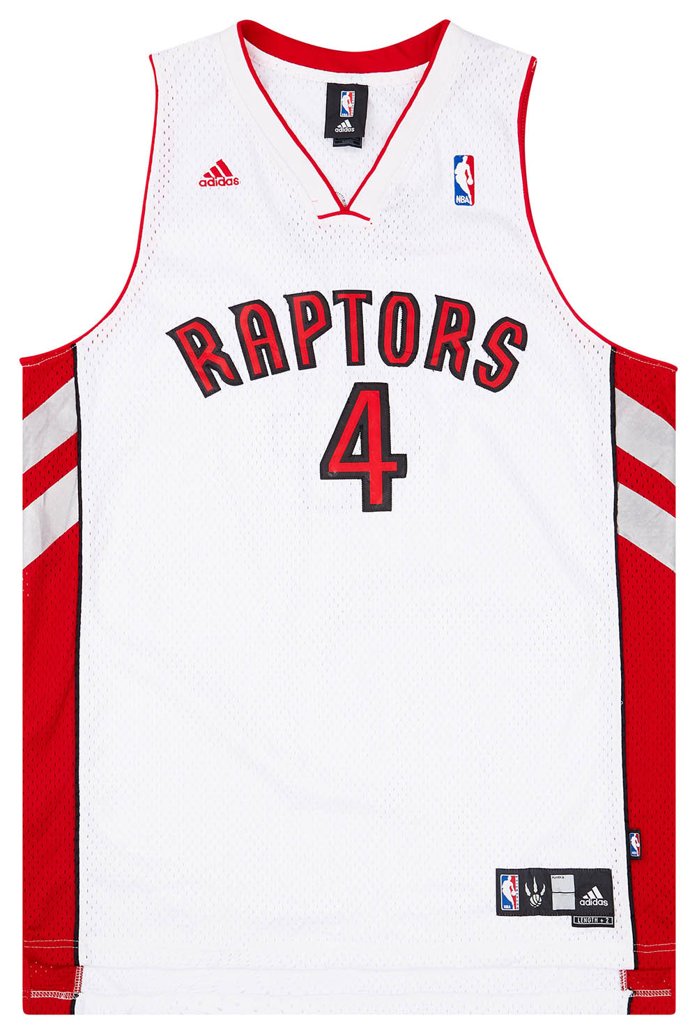 2006-10 Toronto Raptors Bosh #4 adidas Swingman Home Jersey