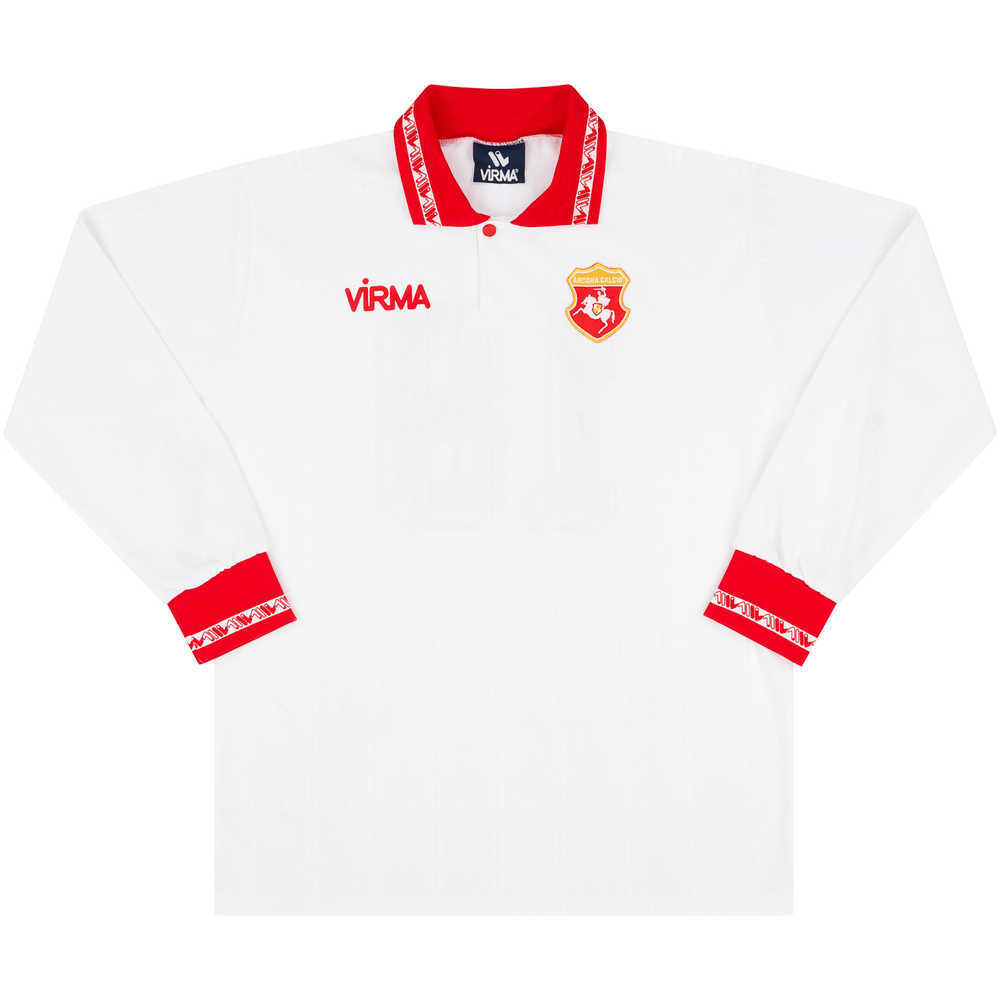 1995-96 Ancona Match Issue Away L/S Shirt #18