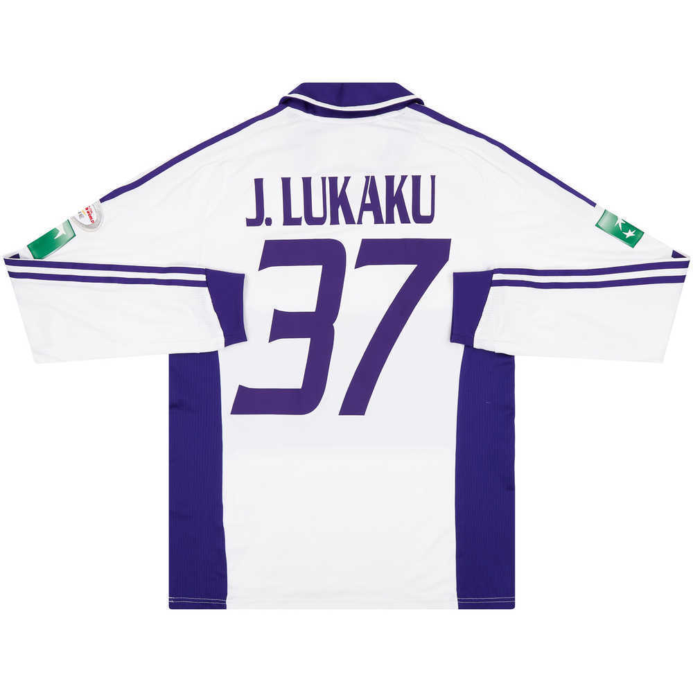 2011-12 Anderlecht Match Issue Home L/S Shirt J.Lukaku #37
