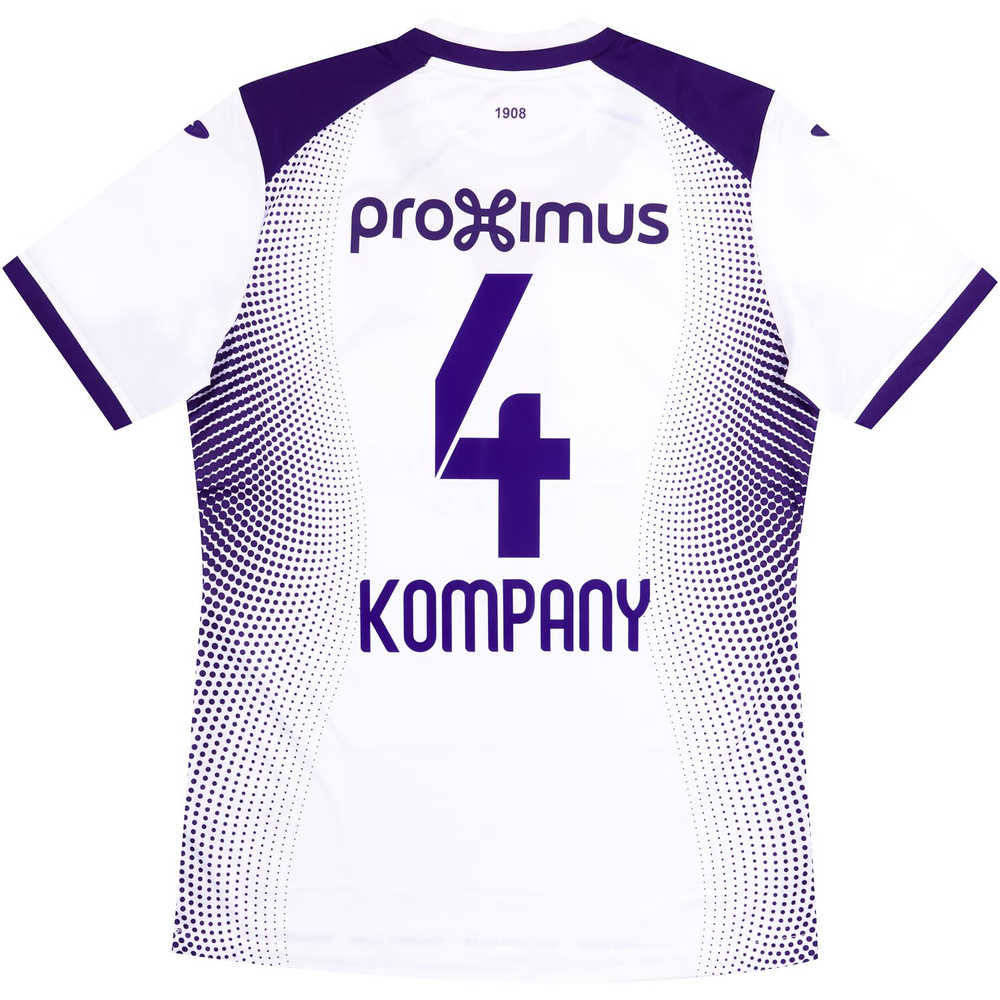2019-20 Anderlecht Away Shirt Kompany #4 *w/Tags*