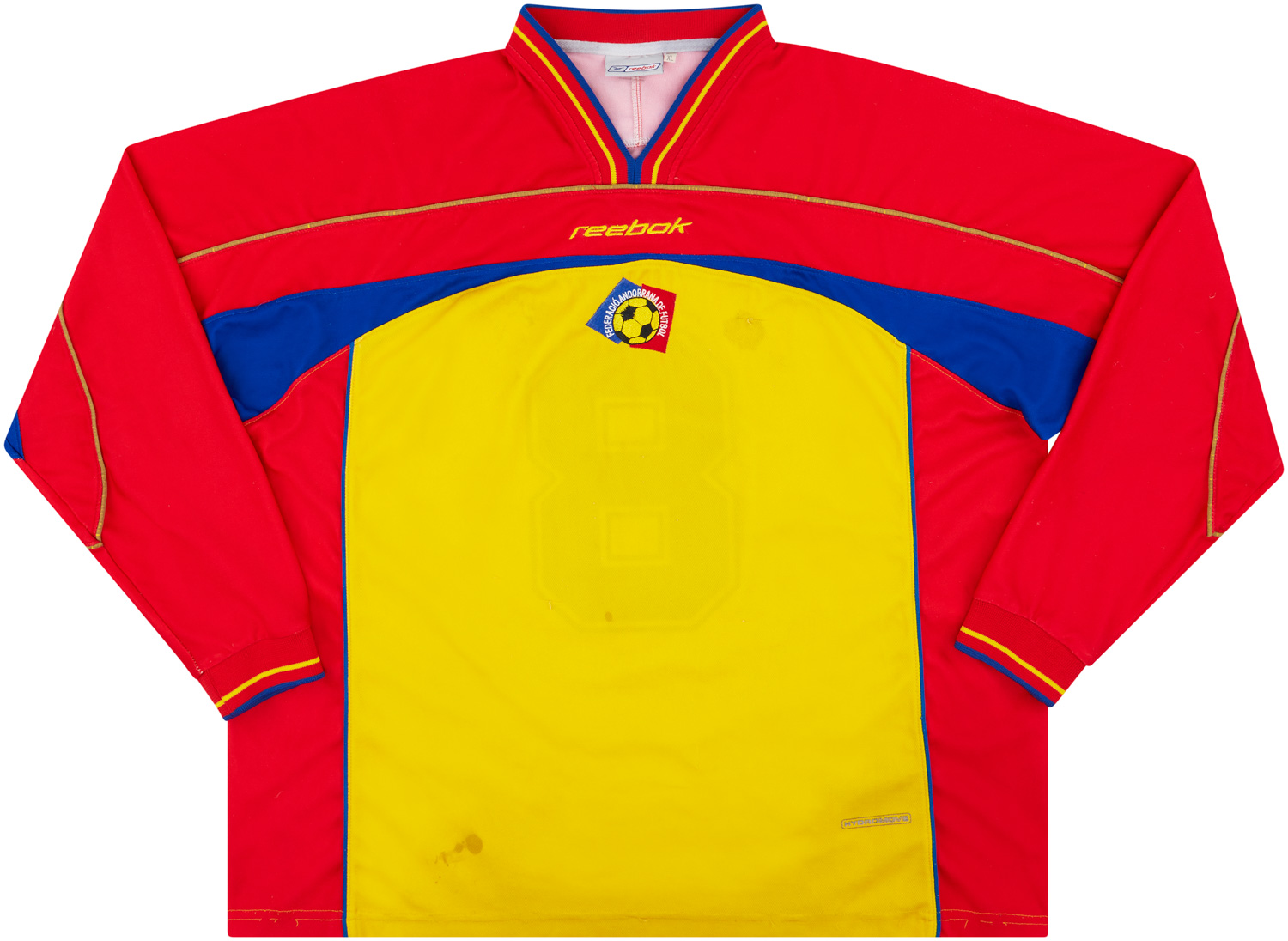 2001-02 Andorra Match Issue Home Shirt #8 (Sonejee)