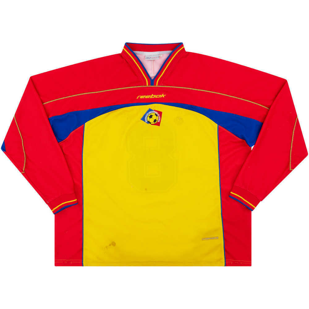 2001-02 Andorra Match Issue Home L/S Shirt #8 (Sonejee)