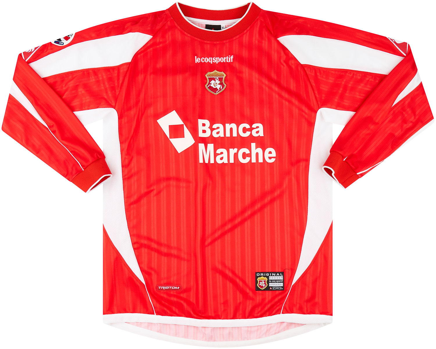 2003-04 Ancona Match Issue Home Shirt Bucchi #27