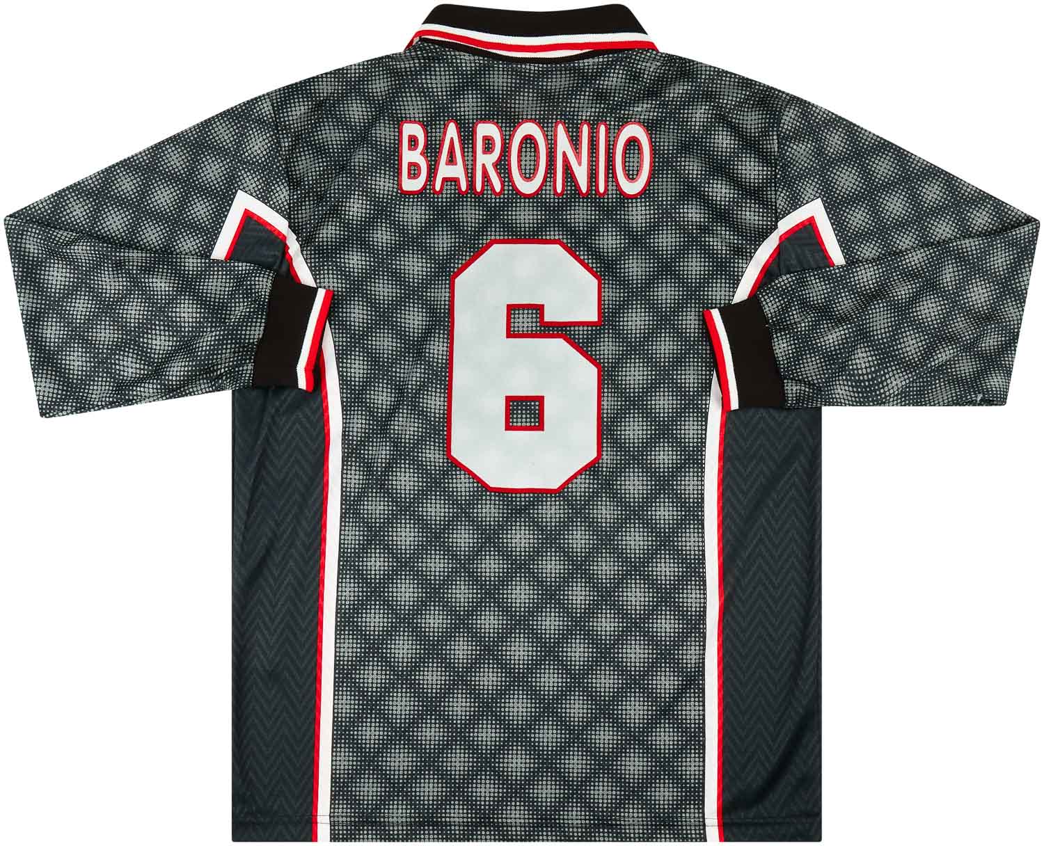 1997-98 Vicenza Match Issue Cup Winners' Cup Third Shirt Baronio #6