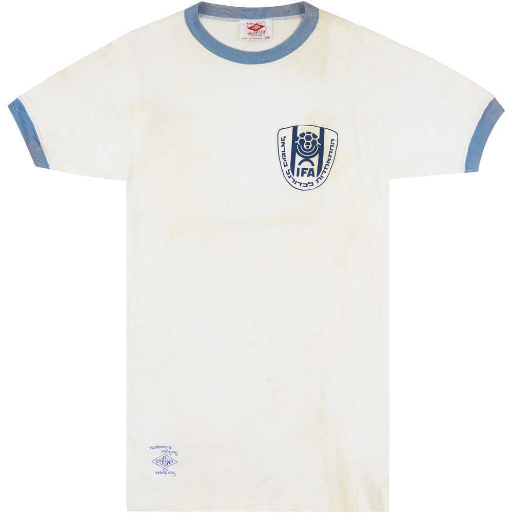 1967 Israel Match Worn Home Shirt #4 (Bello) v Scotland XI