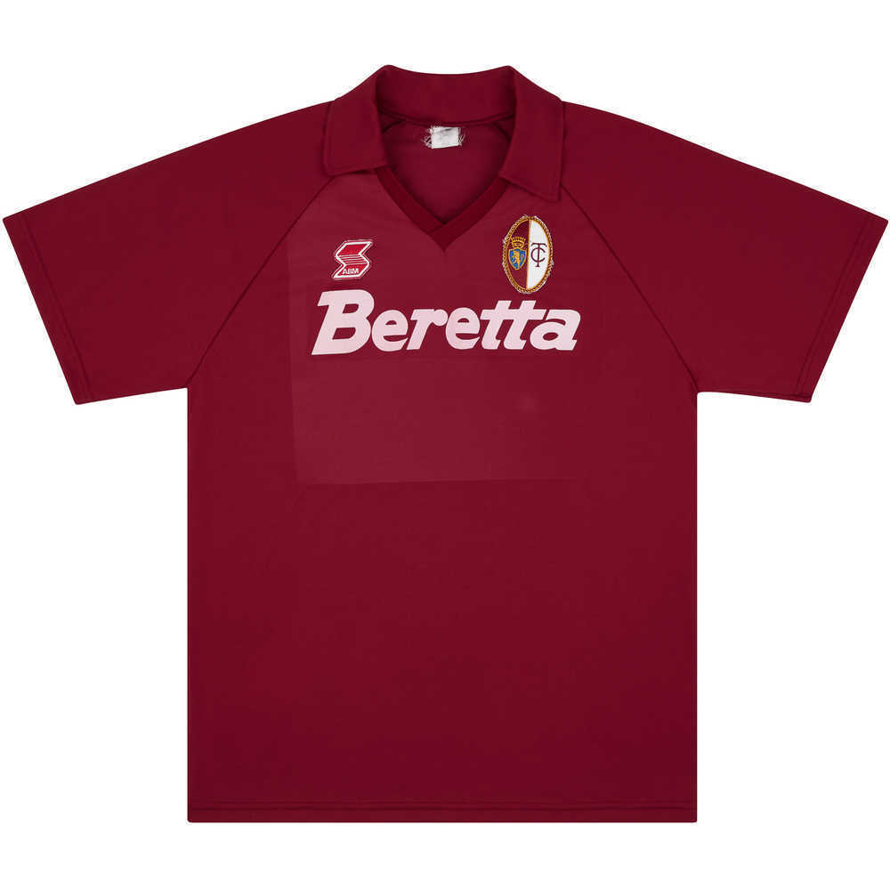 1991-92 Torino Match Issue Home Shirt #7 (Lentini)