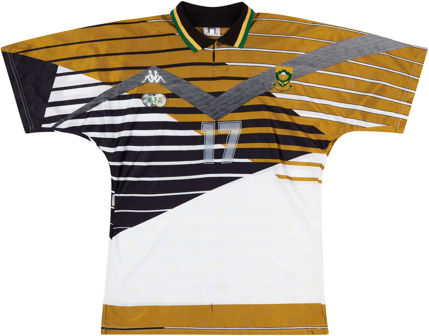 1997 South Africa Match Issue Home Shirt Bartlett #17