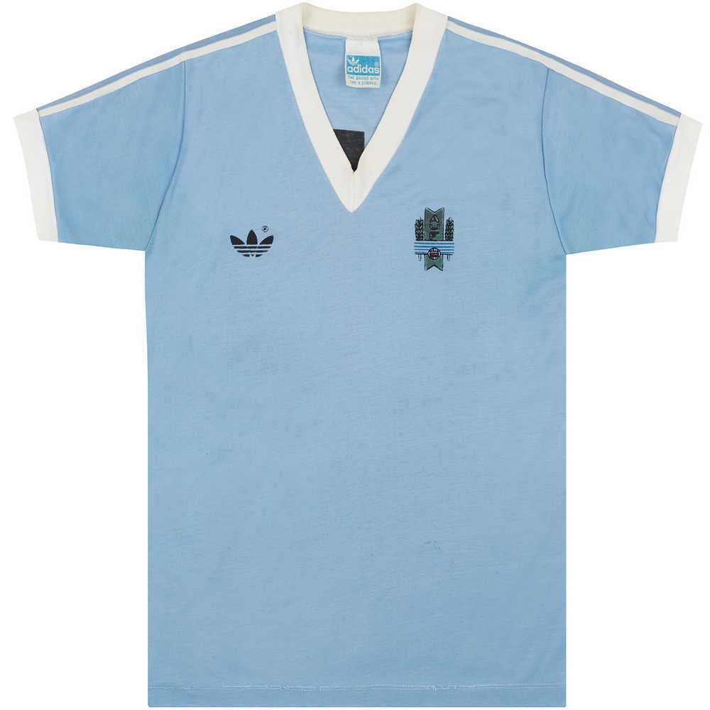 1979 Uruguay Match Worn World Youth Championship Home Shirt #15 (Molina) v Guinea